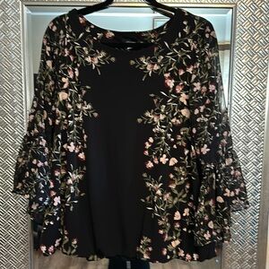 Alan knit balloon bottom blouse